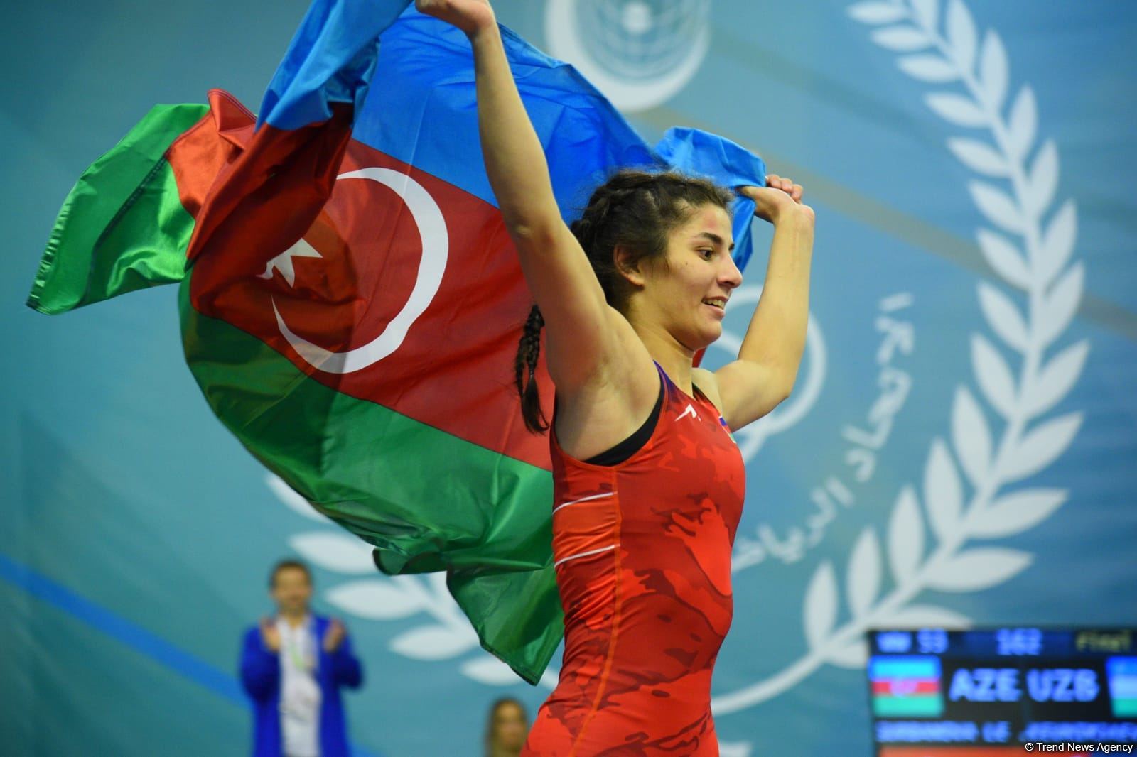 Azerbaijani wrestler wins gold at V Islamic Solidarity Games (PHOTO)