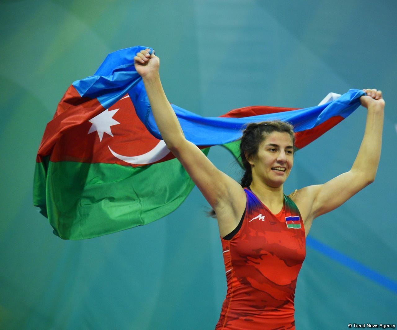 Azerbaijani wrestler wins gold at V Islamic Solidarity Games (PHOTO)