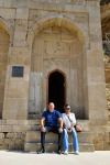 President Ilham Aliyev, First Lady Mehriban Aliyeva view reconstruction works carried out in “Diri Baba” tomb in Gobustan district (PHOTO/VIDEO)