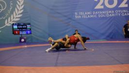 Azerbaijani wrestler wins gold medal at V Islamic Solidarity Games (PHOTO)