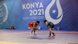 Azerbaijani wrestler grabs bronze medal at V Islamic Solidarity Games (PHOTO)