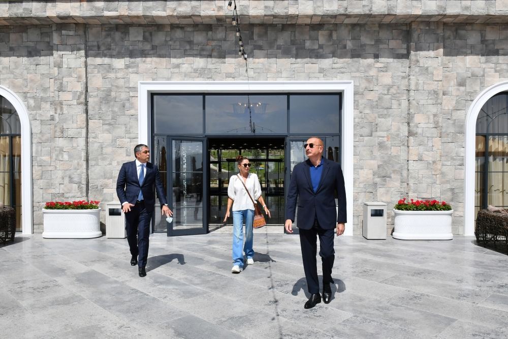 President Ilham Aliyev, First Lady Mehriban Aliyeva attend inauguration of “Basgal Resort & Spa” hotel in Ismayilli (PHOTO/VIDEO)