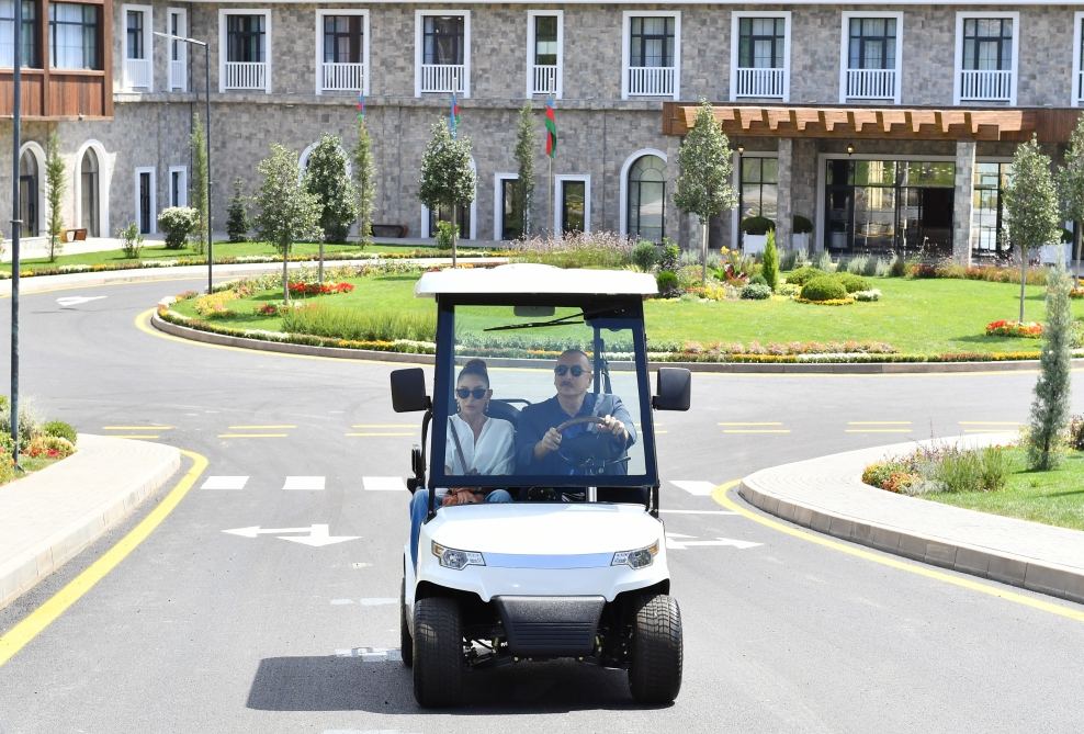 President Ilham Aliyev, First Lady Mehriban Aliyeva attend inauguration of “Basgal Resort & Spa” hotel in Ismayilli (PHOTO/VIDEO)