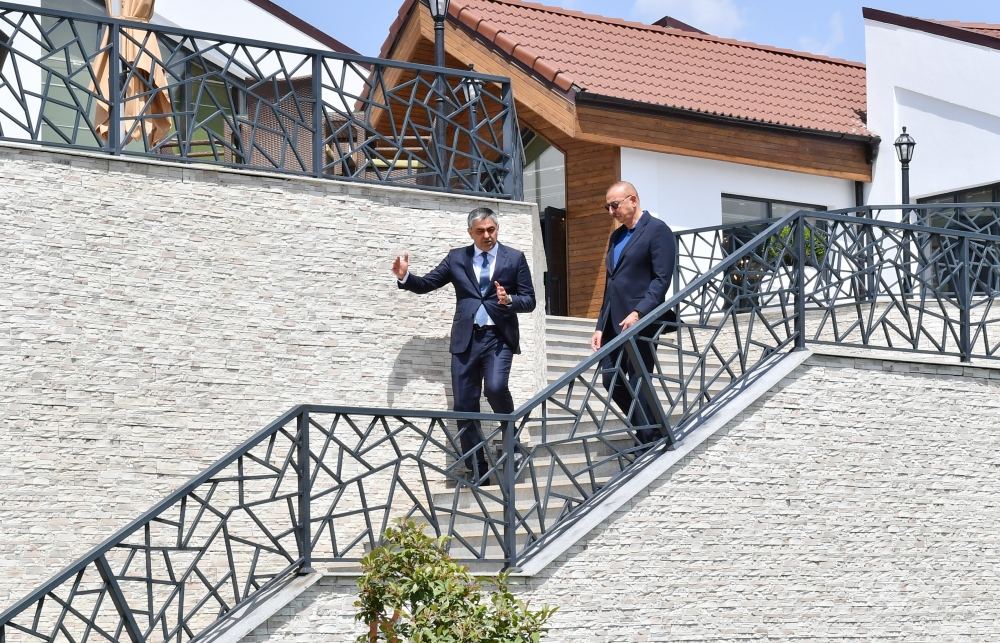 President Ilham Aliyev, First Lady Mehriban Aliyeva attend inauguration of “Basgal Resort & Spa” hotel in Ismayilli (PHOTO/VIDEO)