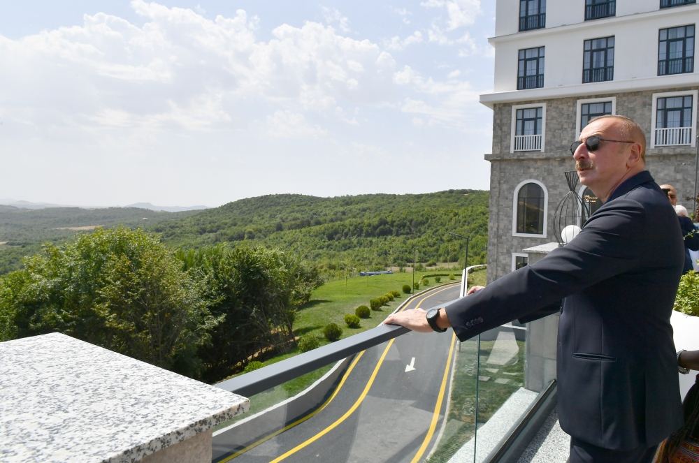 President Ilham Aliyev, First Lady Mehriban Aliyeva attend inauguration of “Basgal Resort & Spa” hotel in Ismayilli (PHOTO/VIDEO)