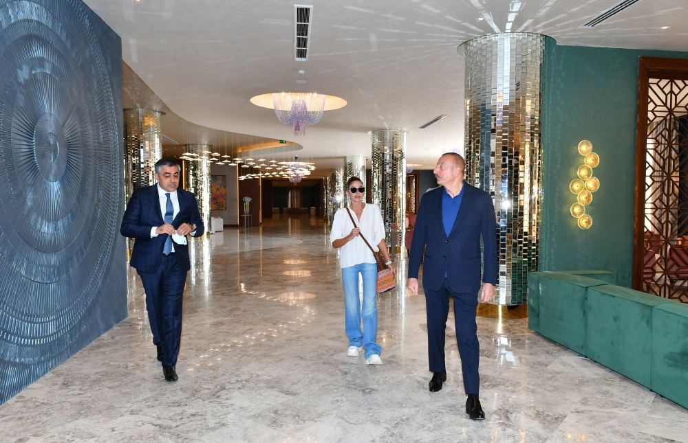 President Ilham Aliyev, First Lady Mehriban Aliyeva attend inauguration of “Basgal Resort & Spa” hotel in Ismayilli (PHOTO/VIDEO)