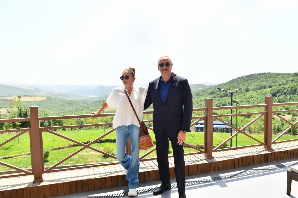 President Ilham Aliyev, First Lady Mehriban Aliyeva attend inauguration of “Basgal Resort & Spa” hotel in Ismayilli (PHOTO/VIDEO)