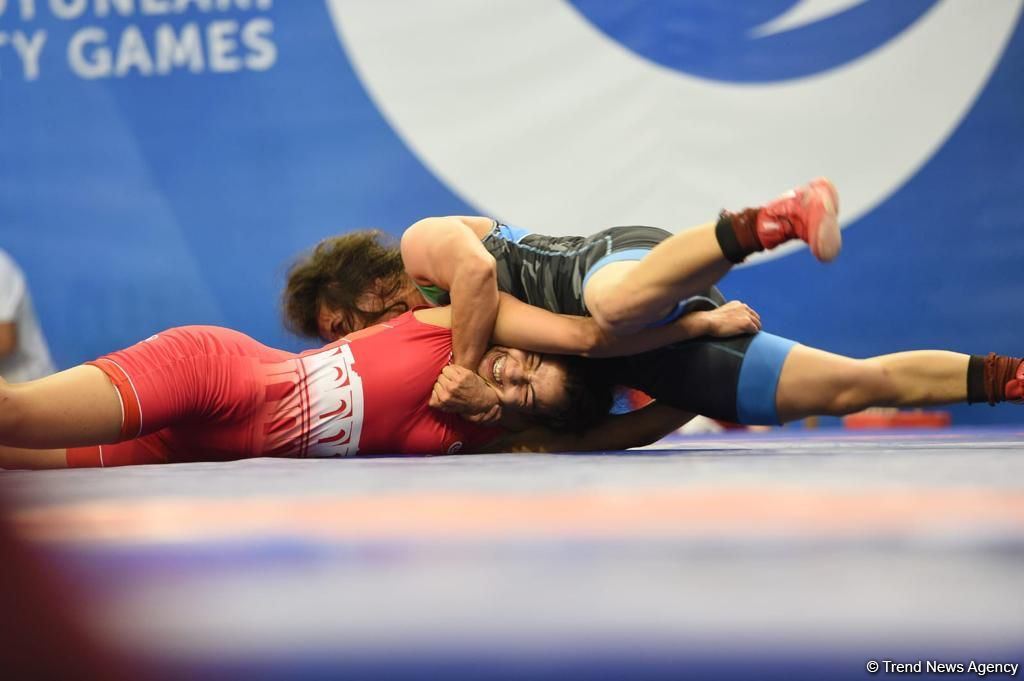 Azerbaijani wrestler grabs bronze medal at V Islamic Solidarity Games (PHOTO)