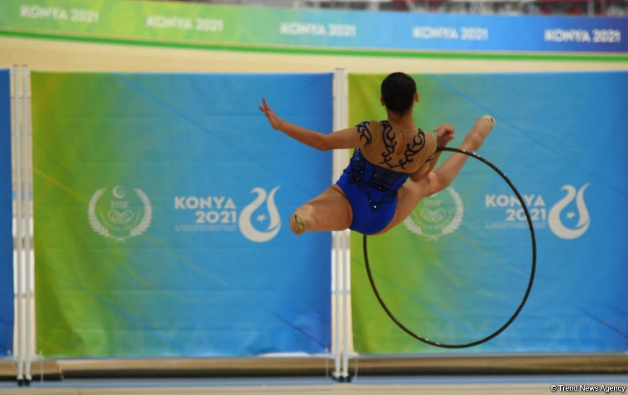 Azerbaijani gymnasts showing gracefulness, elegance, flexibility at V Islamic Solidarity Games (PHOTO)