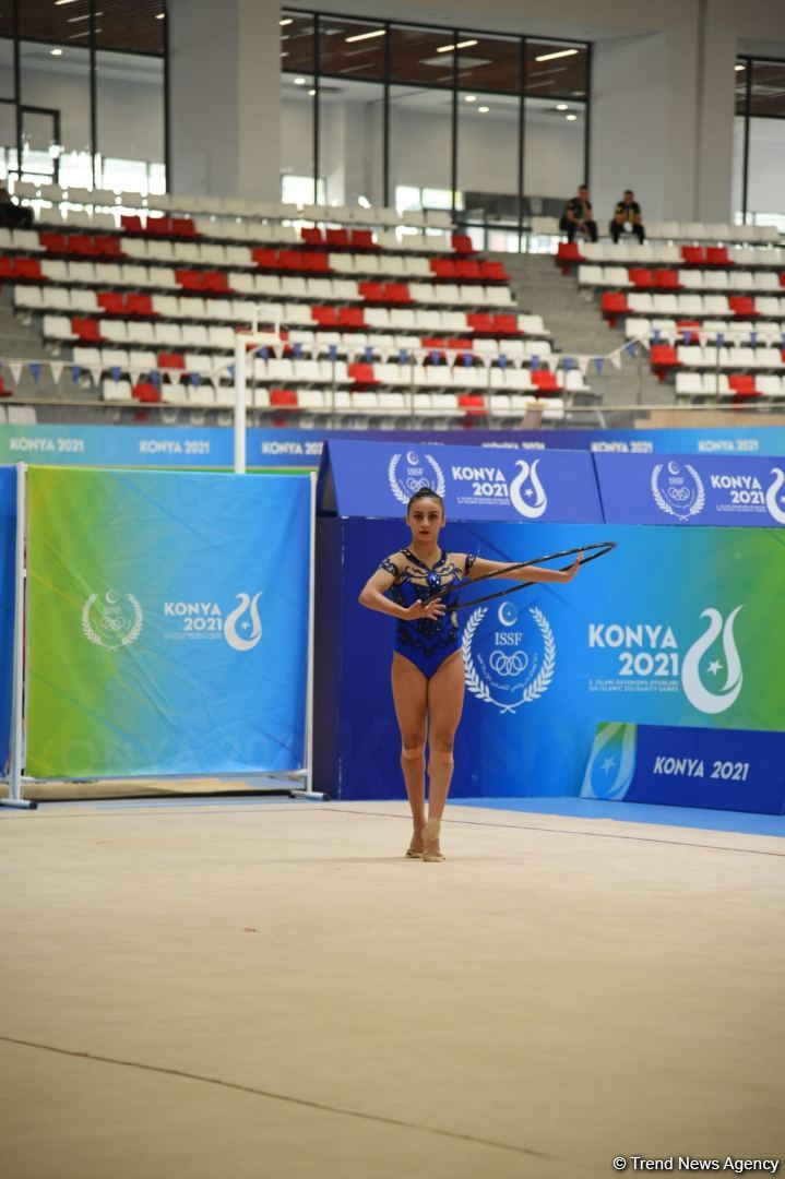 Azerbaijani gymnasts showing gracefulness, elegance, flexibility at V Islamic Solidarity Games (PHOTO)