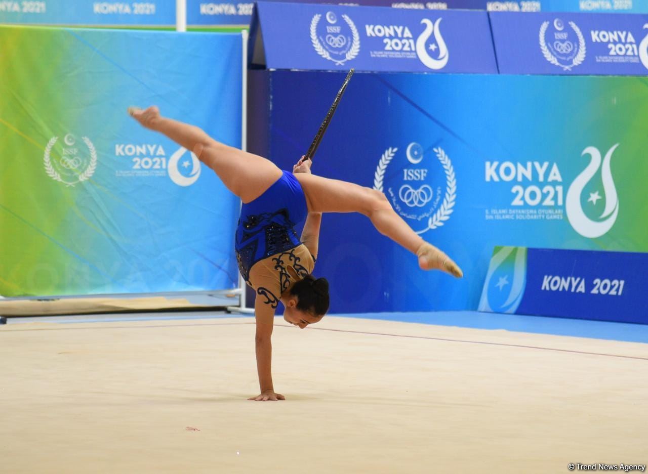 Azerbaijani gymnasts showing gracefulness, elegance, flexibility at V Islamic Solidarity Games (PHOTO)