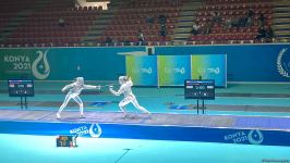 Azerbaijani saber fencing athlete reaches final of V Islamic Solidarity Games (PHOTO)