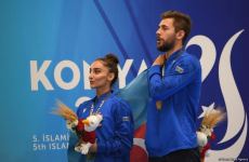 Azerbaijani aerobic gymnastics team grabs medals at V Islamic Solidarity Games (PHOTO)