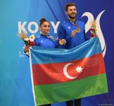 Azerbaijani aerobic gymnastics team grabs medals at V Islamic Solidarity Games (PHOTO)