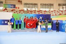 Azerbaijani aerobic gymnastics team grabs medals at V Islamic Solidarity Games (PHOTO)