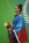 Azerbaijani aerobic gymnastics team grabs medals at V Islamic Solidarity Games (PHOTO)
