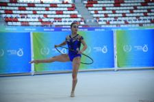Azerbaijani gymnast Zohra Agamirova wins silver in hoop exercise (PHOTO)