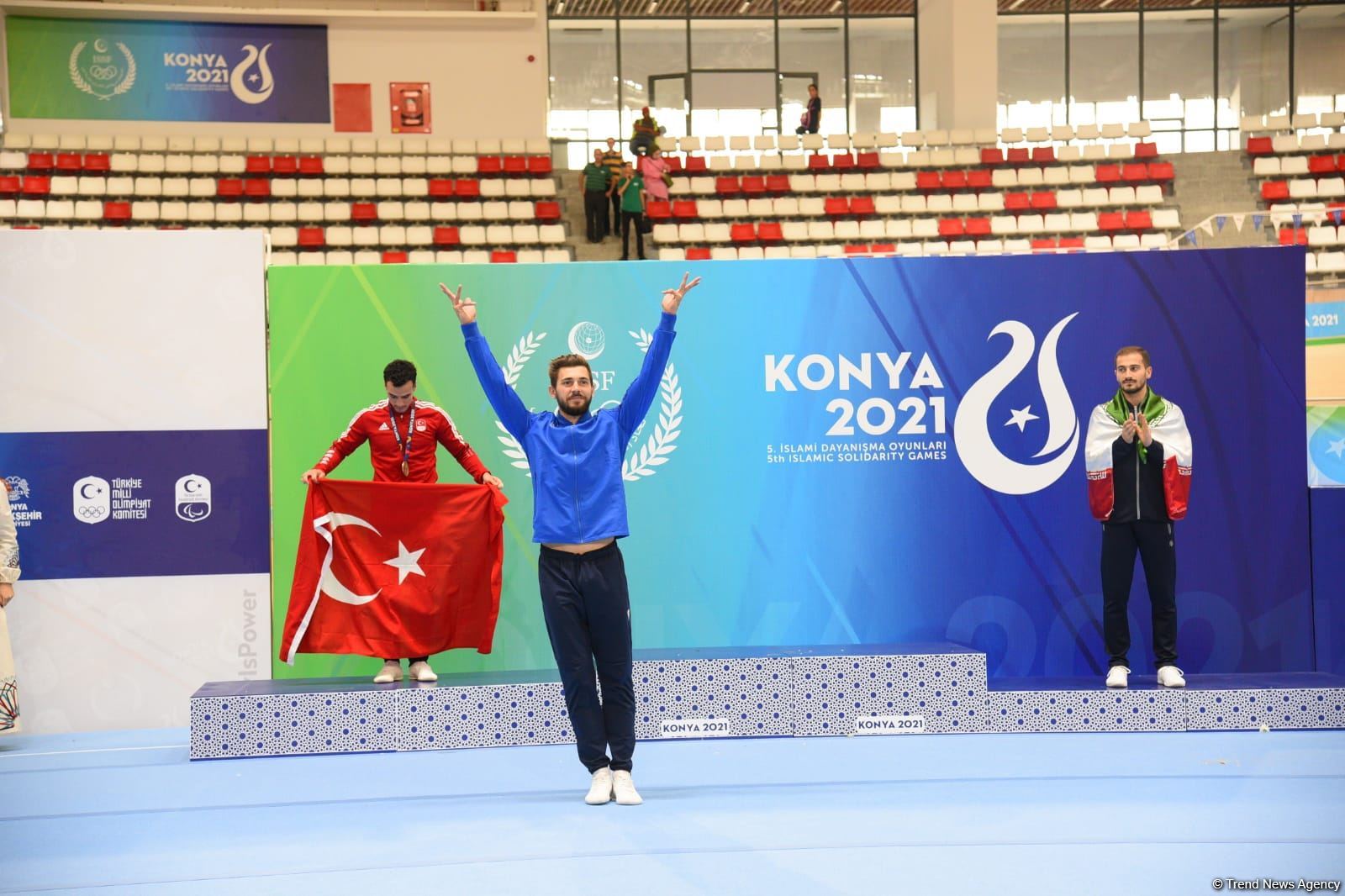 Azerbaijani aerobic gymnastics team grabs medals at V Islamic Solidarity Games (PHOTO)