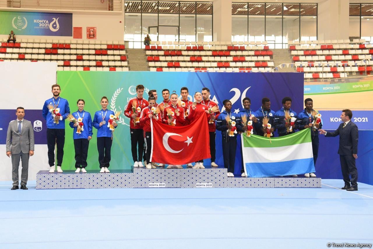 Azerbaijani aerobic gymnastics team grabs medals at V Islamic Solidarity Games (PHOTO)