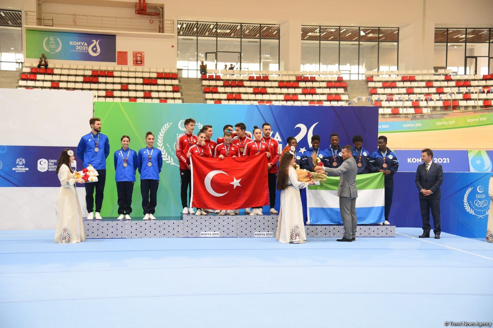 Azerbaijani aerobic gymnastics team grabs medals at V Islamic Solidarity Games (PHOTO)
