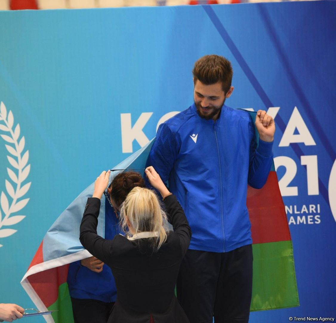 Azerbaijani aerobic gymnastics team grabs medals at V Islamic Solidarity Games (PHOTO)