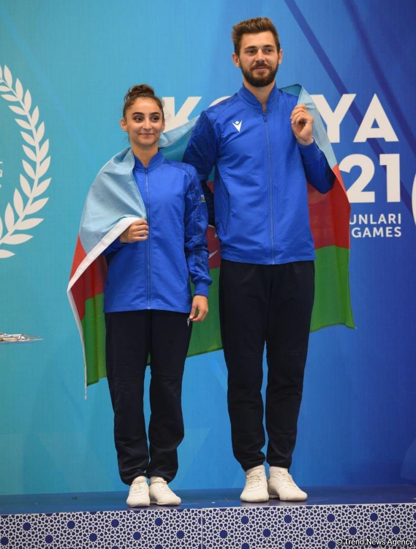 Azerbaijani aerobic gymnastics team grabs medals at V Islamic Solidarity Games (PHOTO)