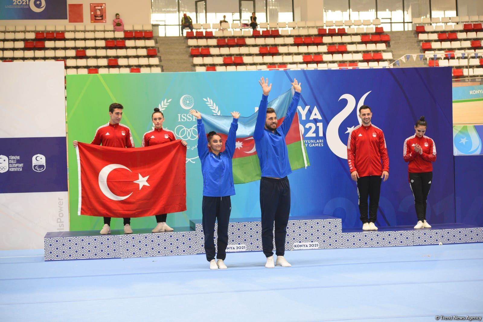 Azerbaijani aerobic gymnastics team grabs medals at V Islamic Solidarity Games (PHOTO)