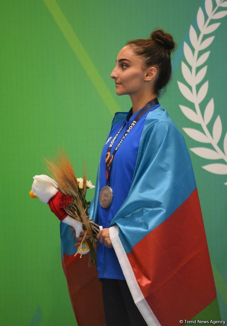 Azerbaijani aerobic gymnastics team grabs medals at V Islamic Solidarity Games (PHOTO)