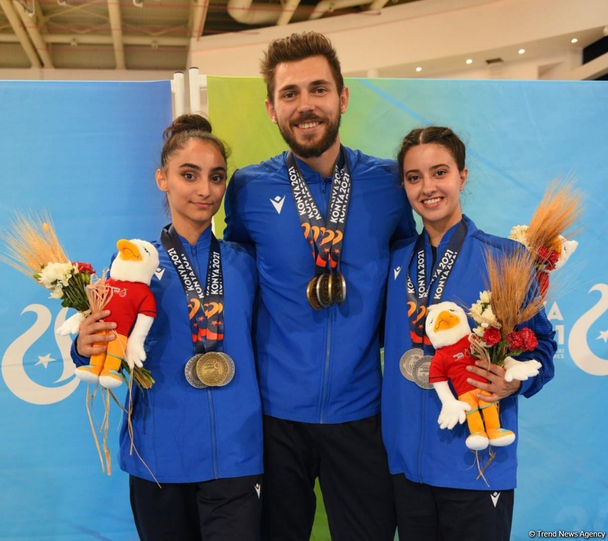 Azerbaijani aerobic gymnastics team grabs medals at V Islamic Solidarity Games (PHOTO)
