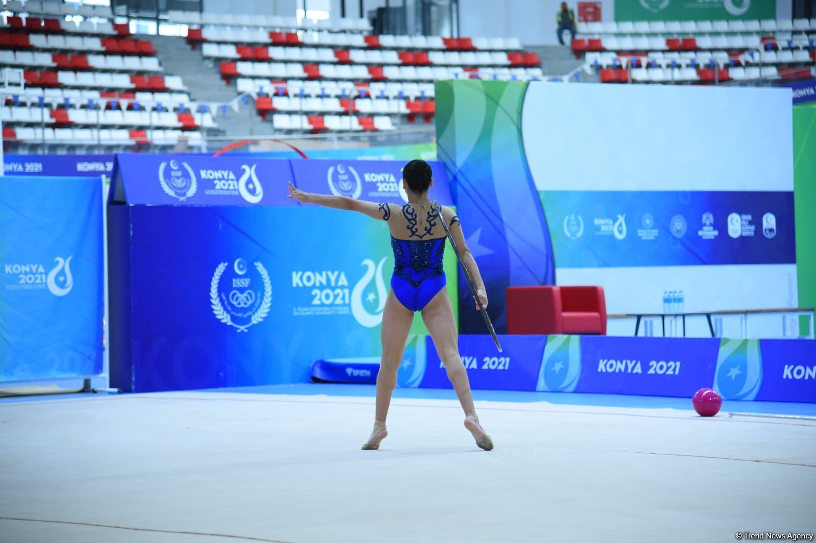Azerbaijani gymnast Zohra Agamirova wins silver in hoop exercise (PHOTO)