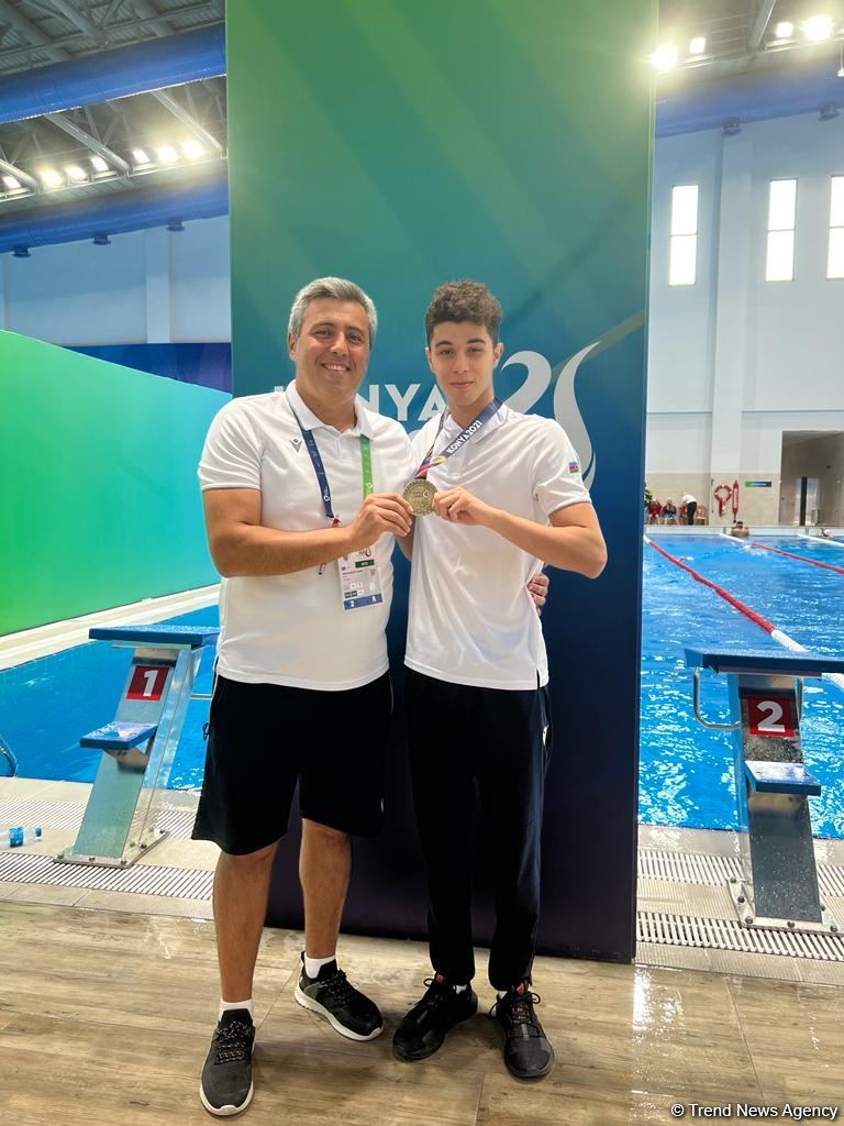 Azerbaijani swimmer wins gold medal at V Islamic Solidarity Games (PHOTO/VIDEO)
