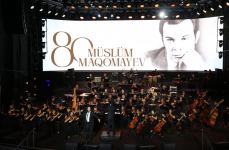 President Ilham Aliyev, First Lady Mehriban Aliyeva attend event in memory dedicated to 80th birthday anniversary of Muslum Magomayev (PHOTO/VIDEO)