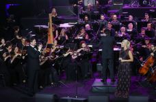 President Ilham Aliyev, First Lady Mehriban Aliyeva attend event in memory dedicated to 80th birthday anniversary of Muslum Magomayev (PHOTO/VIDEO)