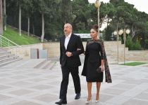 President Ilham Aliyev, First Lady Mehriban Aliyeva attend event in memory dedicated to 80th birthday anniversary of Muslum Magomayev (PHOTO/VIDEO)
