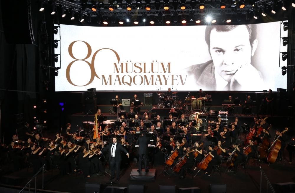 President Ilham Aliyev, First Lady Mehriban Aliyeva attend event in memory dedicated to 80th birthday anniversary of Muslum Magomayev (PHOTO/VIDEO)