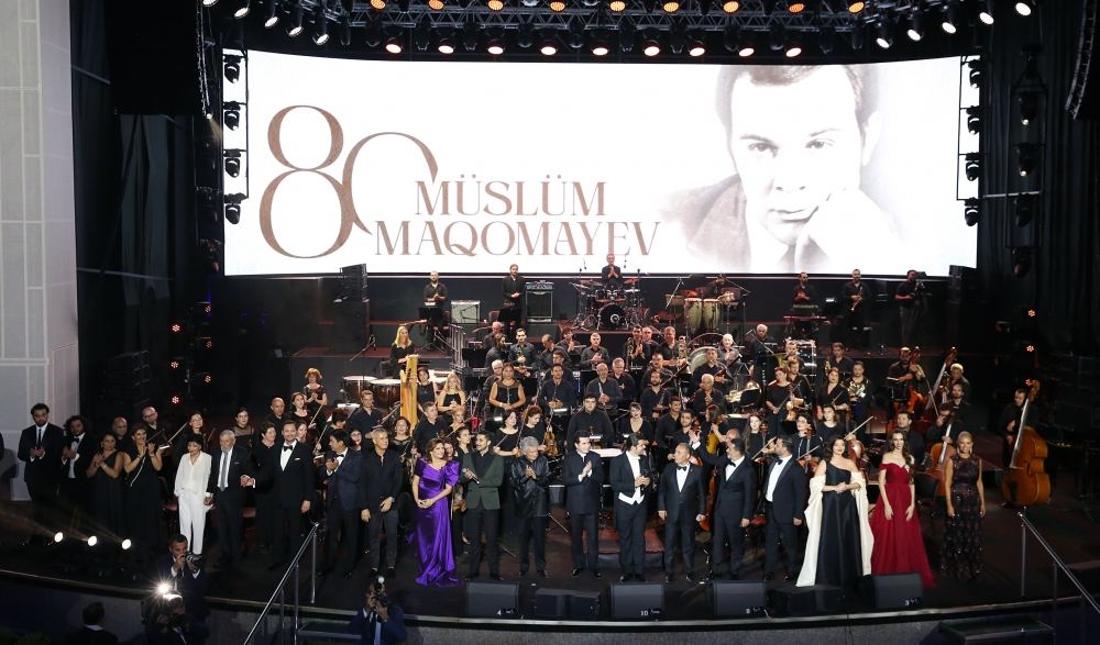 President Ilham Aliyev, First Lady Mehriban Aliyeva attend event in memory dedicated to 80th birthday anniversary of Muslum Magomayev (PHOTO/VIDEO)