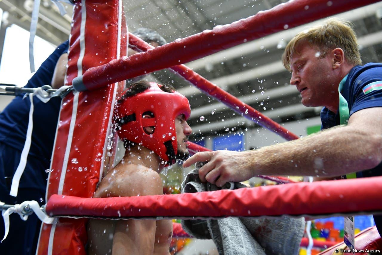 Azerbaijani kickboxers reach finals at V Islamic Solidarity Games (PHOTO)