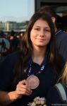 Azerbaijani participants of V Islamic Solidarity Games return home (PHOTO/VIDEO)