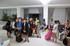 Group of children to undergo rehabilitation in Baku due to situation in Ukraine (PHOTO)