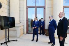 Azerbaijani, Kazakh presidents view project of Center for the Development of Creativity named after Kurmangazy, which will be built for children in Fuzuli (PHOTO/VIDEO)