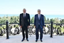 Azerbaijani, Kazakh presidents view project of Center for the Development of Creativity named after Kurmangazy, which will be built for children in Fuzuli (PHOTO/VIDEO)