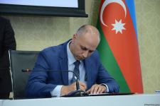 Azerbaijan and Kazakhstan sign agreement in logistics field (PHOTO)