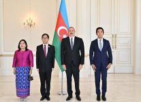 President Ilham Aliyev accepts credentials of incoming ambassador of Thailand (PHOTO)