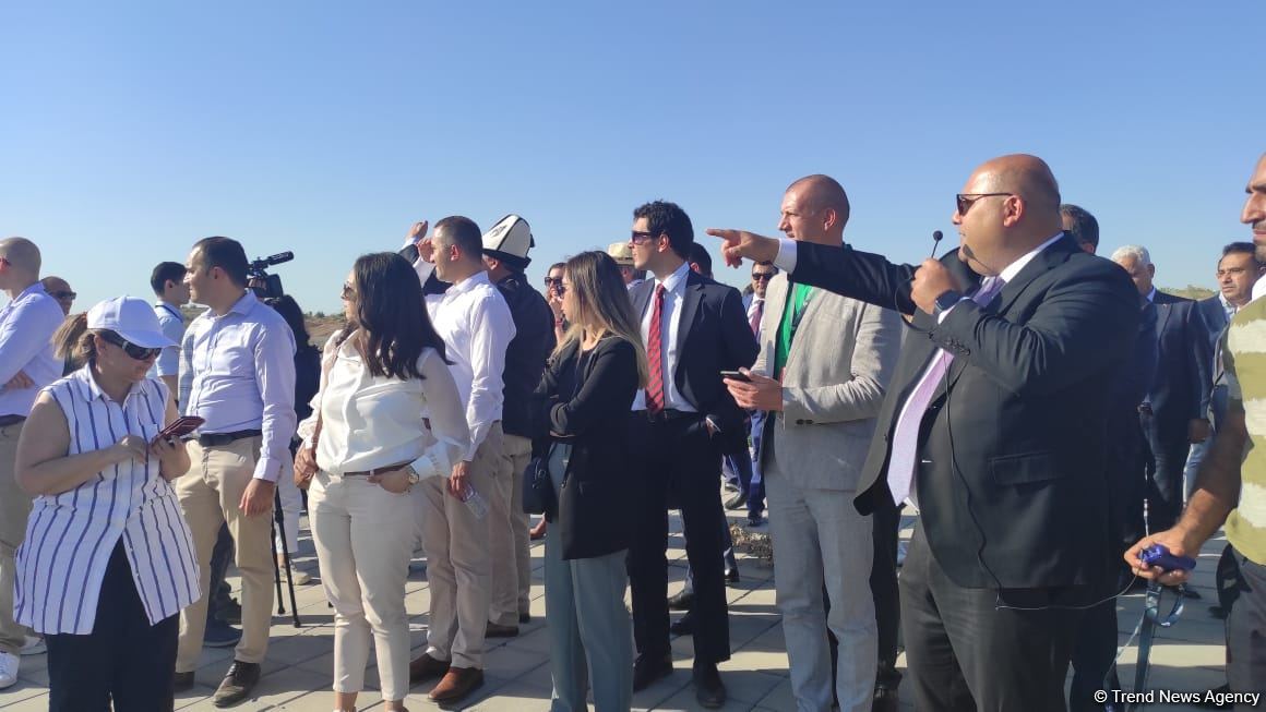 Diplomats accredited in Azerbaijan get acquainted with destroyed old city center of Fuzuli (PHOTO)