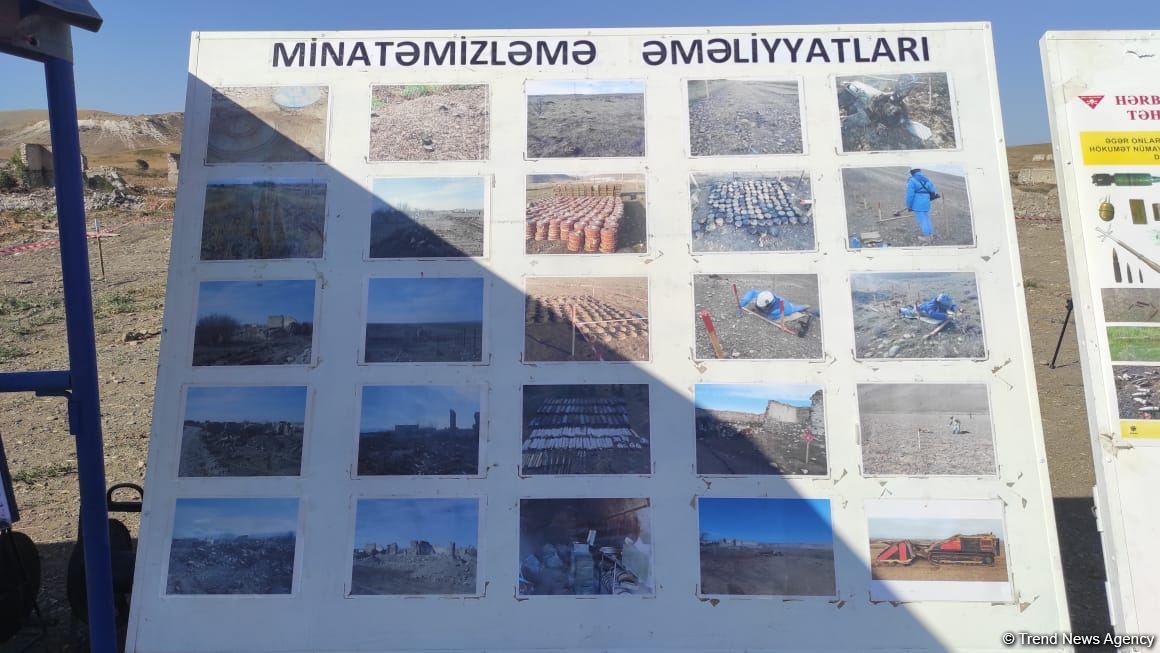 Diplomats accredited in Azerbaijan observe demining operation in Fuzuli (PHOTO)