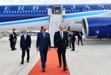 President Ilham Aliyev arrives in Italy for working visit (PHOTO/VIDEO)