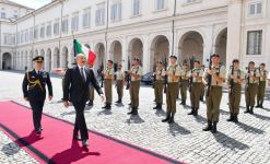 President Ilham Aliyev meets with President of Italy Sergio Mattarella in Rome (PHOTO/VIDEO)