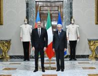 President Ilham Aliyev meets with President of Italy Sergio Mattarella in Rome (PHOTO/VIDEO)