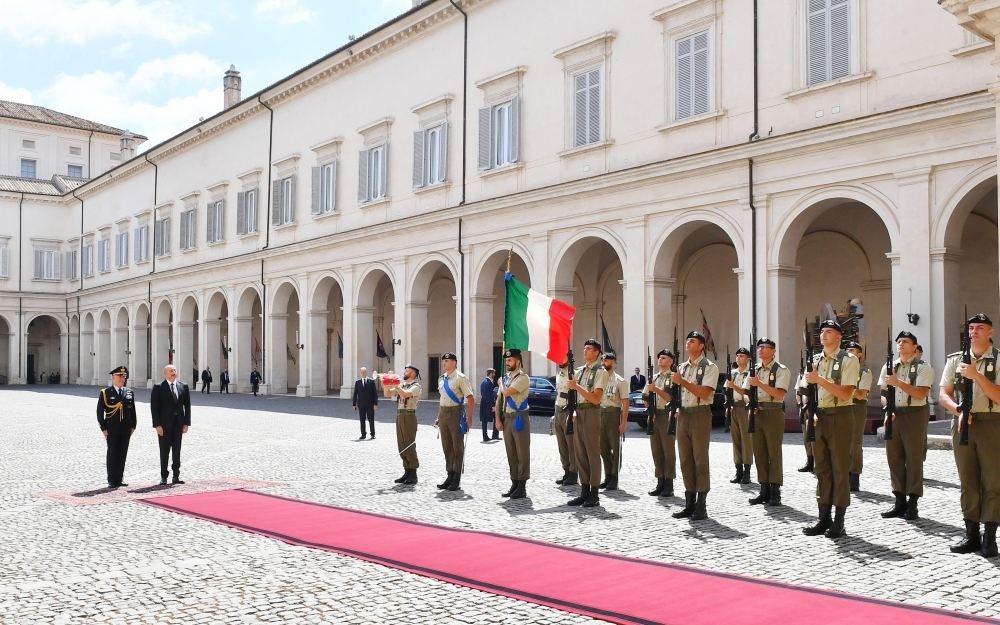 President Ilham Aliyev meets with President of Italy Sergio Mattarella in Rome (PHOTO/VIDEO)