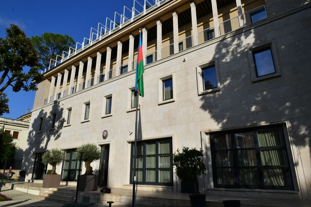 President Ilham Aliyev attends inauguration of new building of Azerbaijani Embassy in Italy (PHOTO/VIDEO)